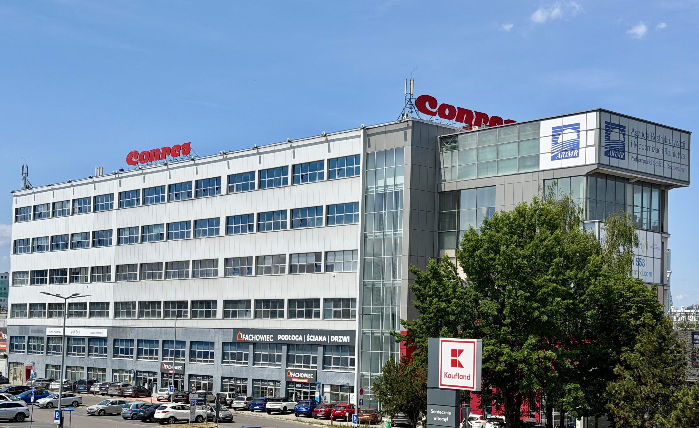 Biurowiec CONRES przy al. Rejtana 36 w Rzeszowie